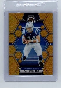 Tarjeta Panini Mosaic Dallas Clark Honeycomb Prizm 2023 #99 estuche SSP Hit Colts - Imagen 1 de 3
