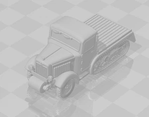 28mm/ 1:56th scale WW2 Resin Unic P107 (Flatbed) - Bild 1 von 1