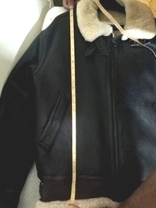 Leather B3 Jacket, Original Shealing, Made in England. - Picture 1 of 5
