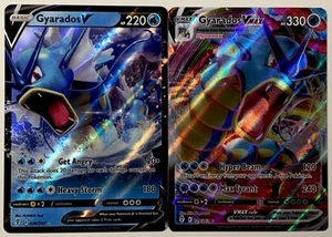 Gyarados VMAX 029/203 & V 028/203 Evolving Skies Ultra Rare Pokemon TCG - Picture 1 of 5