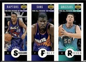 96/97 UD COLLECTOR'S CHOICE MINI #M177/M154/M171 REEVES/FINLEY/STOUDAMIRE - Picture 1 of 2