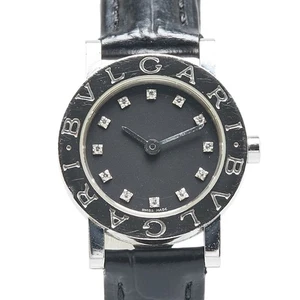 BVLGARI Bulgari Bulgari Uhren BB23SL Quarz schwarzes Zifferblatt Herren 【Gebraucht】 - Bild 1 von 7