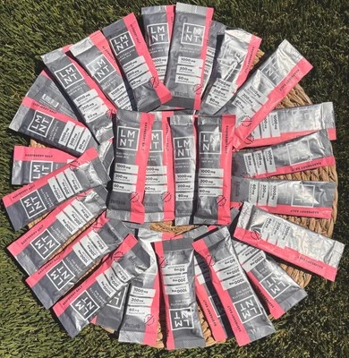 LMNT Raspberry Drink Mix 30 Total Packets Only  - Image 1 of 2