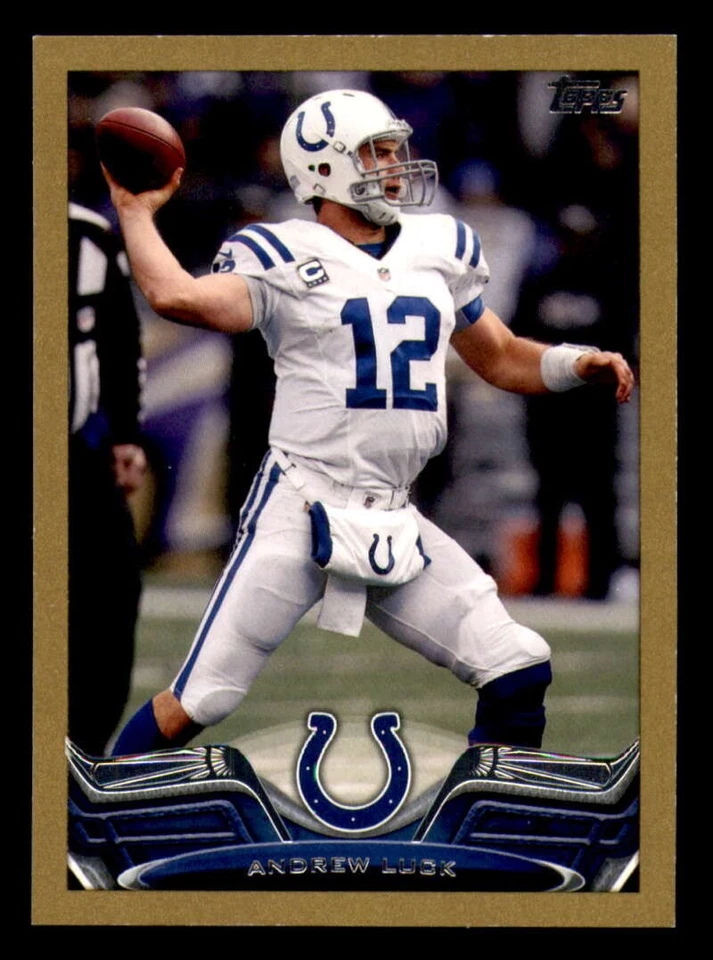 2013 Topps Mini Gold Football #ed/58 - Set Break - Front and Back Scans # 1-220 - Image 1 of 1