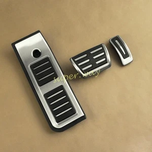 Foot Rest Gas Brake Pedal Pad Cover Set For Audi A6 C8 A7 2020-2025 Accessories - Picture 1 of 7
