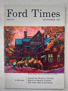 Ford Times Nov. 1963 Ford 1939 Modelle, IDLEWILD Airport ABBOTT MOTORS Waltham MA - Bild 1 von 24