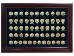 National Park Quarter Gold Hologram Complete set (2010-2021) - Picture 1 of 2