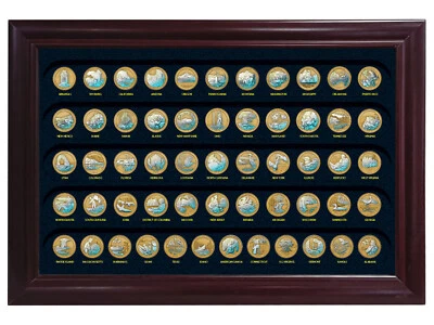 National Park Quarter Gold Hologram Complete set (2010-2021) - Image 1 of 2