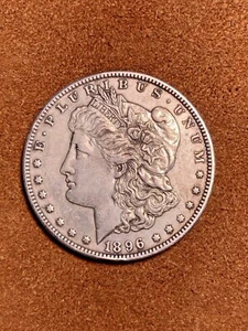 Dólar de plata O Morgan 1896 au - - Imagen 1 de 2