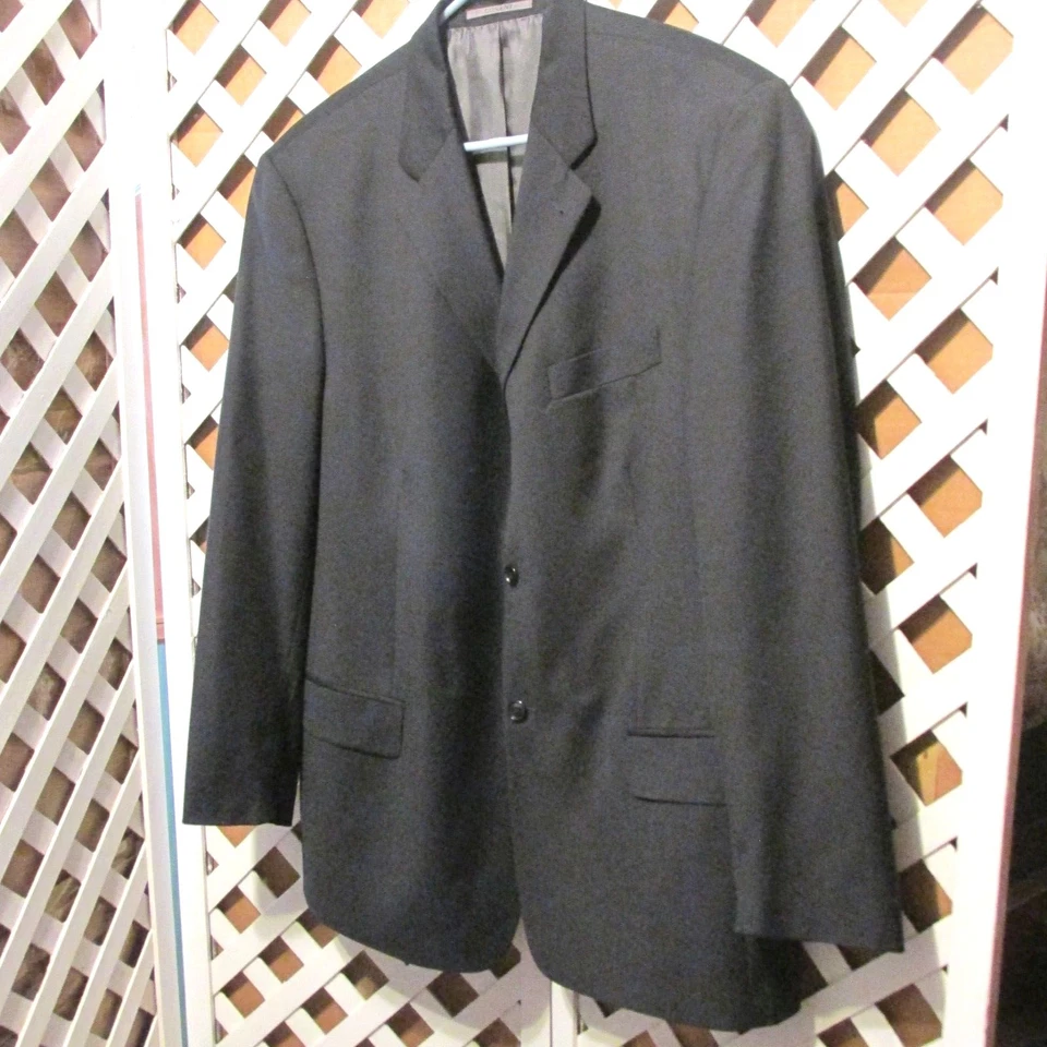 Куртка деловая официальная мужская Giorgio Cosani черная размер 46 обычный кашемир шерсть - Изображение 1 из 4