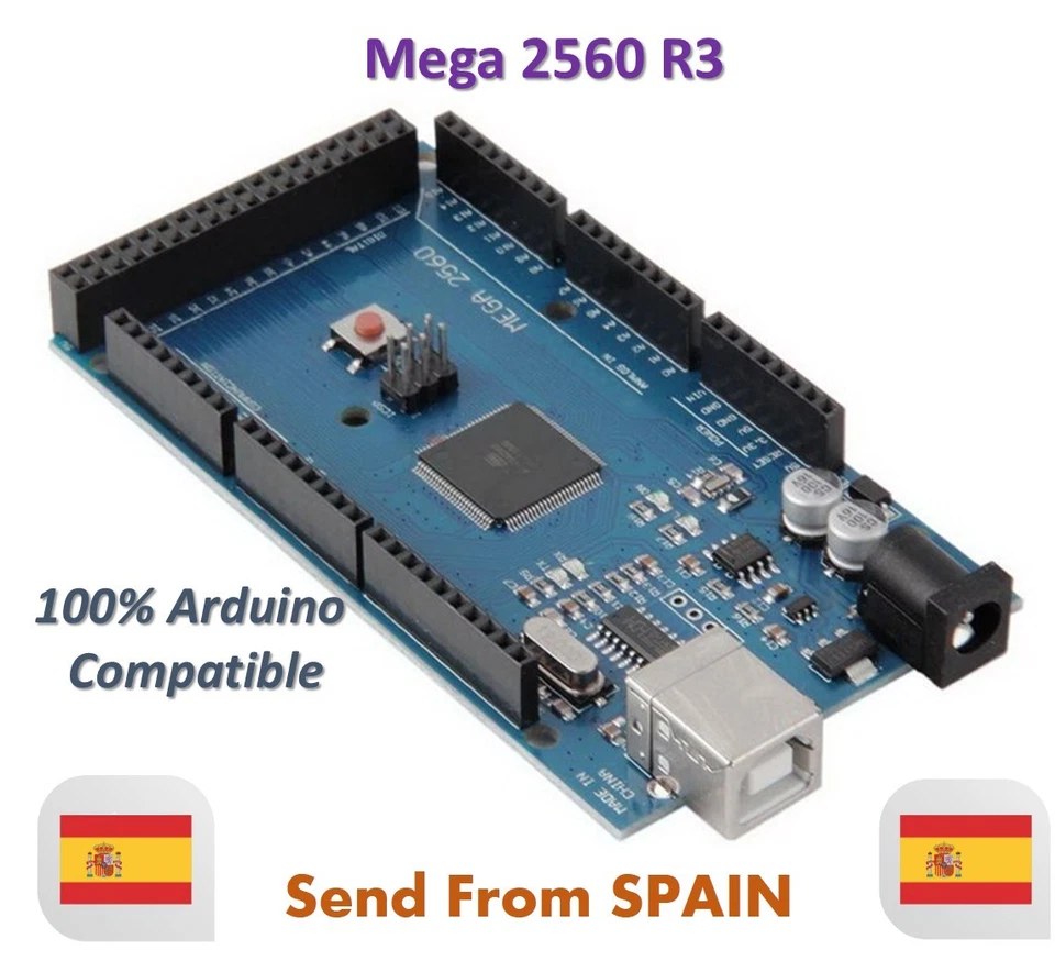 High Quality Mega 2560 R3 Board for Arduino 100% Compatible - Photo 1/4