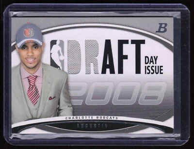 2008-09 BOWMAN DRAFT DAY ISSUE RELICS DJ AUGUSTIN #DDIR-DJA #349/399 - Image 1 of 2