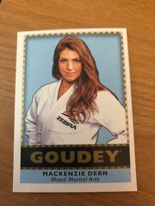 2018 Upper Deck Goodwin Champions Goudey Mackenzie Dern UFC