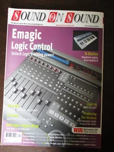 SOUND ON SOUND MAGAZINE APRIL 2002 EMAGIC LOGIC CONTROL V5 NOVATION K-STATION - Picture 1 of 2