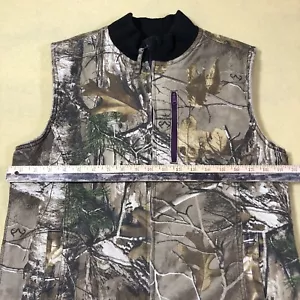 Walls Realtree Camo 8-10 Vest Shrepa Lining Women Cotton Brown Zip Up Sleeveless - Picture 1 of 17