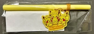Pikachu Sweets By Pokémon Cafe Limited Yellow Straw With Pokémon Charm-3 Pikachu - Bild 1 von 3