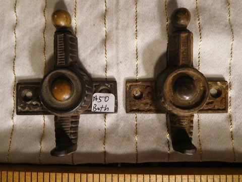 Pair of Antique Window Latches Cover