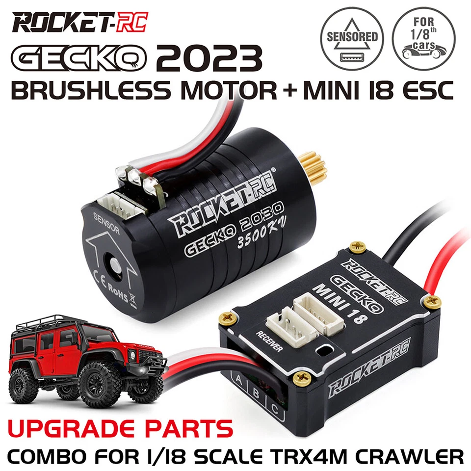 Rocket-RC Sensored Brushless Motor ESC Program Card for 1/18 TRX4M RC Car Truck - Image 1 of 4