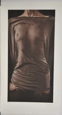 Willi Kissmer /Farbradierung /250 Exemplare /handsigniert/Im grauen Hemd/Erotik - Bild 1 von 4