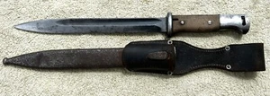 VINTAGE WW II GERMAN CLEMEN & JUNG BAYONET WITH FROG AS PICTURED - Picture 1 of 17