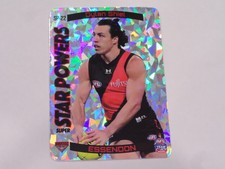 2021 AFL TEAM COACH STAR POWERS SILVER SP-22 DYLAN SHIEL ESSENDON