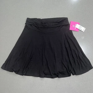 Girls' Big Size 7-16 Knit Skater Skirt with, Black, Size X-Large gXvl - Picture 1 of 4