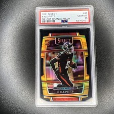 2021 Select KYLE PITTS RC ORANGE DIE CUT /249 CONCOURSE LEVEL PSA 10 POP 1 🔥🔥