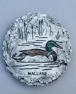 Stan Langtwait Shapes Of Clay Round Wall Plaque Mallard Duck 7x6.5 Mt St Helens  - Picture 1 of 3