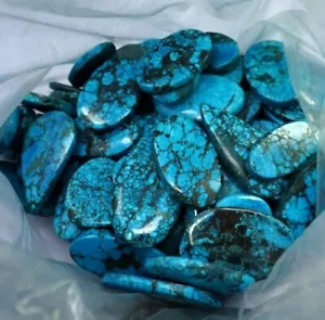 AAA 500 Ct Telaraña Natural Azul Arizona Turquesa Lote Piedras Preciosas Sueltas - Imagen 1 de 4