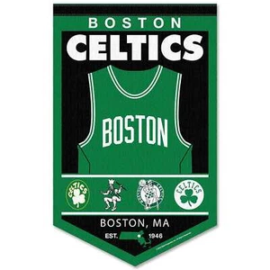 Boston Celtics History Heritage Logo Banner Flag - Picture 1 of 5