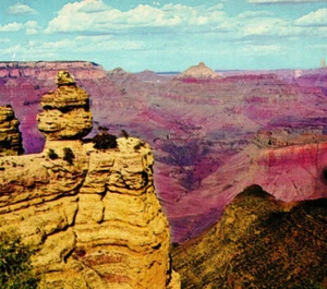 Grand Canyon National Park AZ Duck On The Rock Mountain Cliff Vintage Postcard - Picture 1 of 4