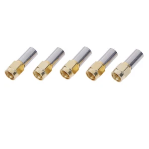 5pcs SMA Male Plug RF Coaxial Connector Crimp For RG58 RG142 RG400 LMR195.f8 - Zdjęcie 1 z 12