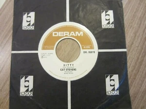 CAT STEVENS 7'' canadian '72 DERAM 45rpm KITTY / WHERE ARE YOU vinyl EX. - Picture 1 of 2