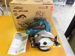 Makita HS005GZ 40v Brushless Cordless Circular Saw 125mm Blue Tool Only New JP - Picture 1 of 8