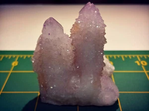 Nice! Amethyst Spirit Cactus Crystal Display Specimen on base - South Africa - Picture 1 of 12