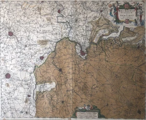 [Belgique, Malines, Louvain] Visscher — Mechlinia Dominium & Aerschot — c. 1700. - Imagen 1 de 6