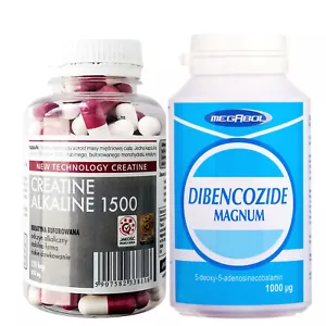 CREATINE ALKALINE + DIBENCOZIDE MAGNUM -Muscle Mass Stimulant Creatine + Vit B12 - Picture 1 of 3