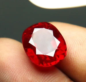 10.20 ct Certified Loose Gemstone BURMA Pigeon Blood Red Ruby Cushion Cut Best - Picture 1 of 8