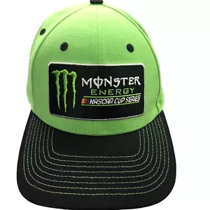 New Era Monster Energy Patch Nascar Hat Green Baseball Golf Cap Adjustable - Picture 1 of 7