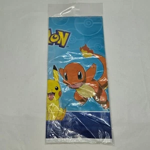 AMSCAN POKEMON CLASSIC PIKACHU 2019 TABLE COVER 54" x 96" NEW - Picture 1 of 4