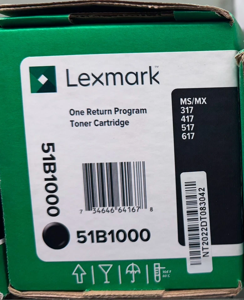 Cartucho de tóner original Lexmark - negro (51B1000) Foto 1 de 1