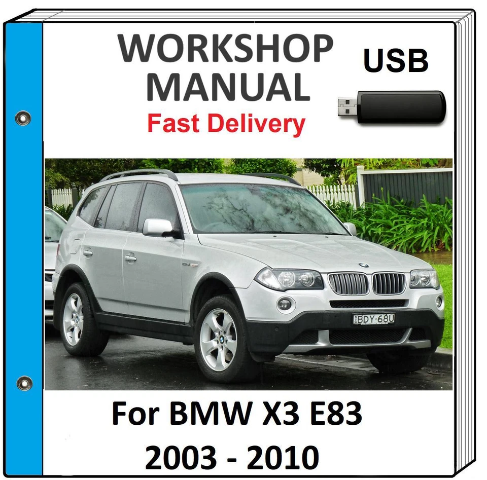 BMW X3 E83 2003 2004 2005 2006 2007 2008 2009 MANUAL TALLER REPARACIÓN SERVICIO Foto 1 de 1