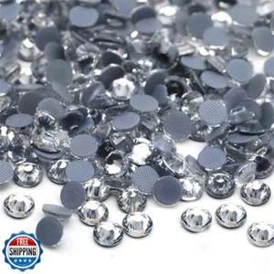 Hotfix Rhinestones Flatback Glass Rhinestone 6000PCS SS6 1.9-2.0MM Round Gems - Picture 1 of 5