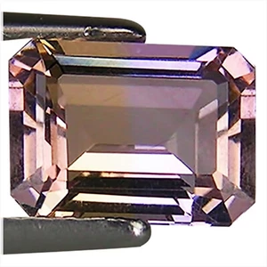 1.34 Ct Natural Ametrine Gemstone Medium Purple Yellow Color Emerald Cut - Picture 1 of 2