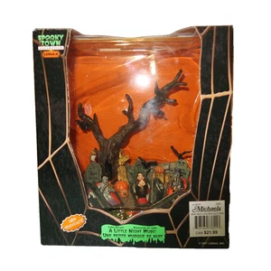 Lemax Spooky Town A Little Night Music Vampire Mummy Bats 2007 Halloween Decor - Picture 1 of 6