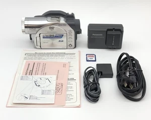 Panasonic DVD Video Camera Camcorder VDR-M70 TESTED SD Card Battery Charger - Picture 1 of 23