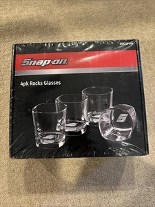 Snap On Tools 4 Stück Rocks Gläser SSX22P104 NEU VERSIEGELT - Bild 1 von 4