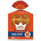 King Hawaiian Sweet Rolls Twin Pack 32 Pc Snack