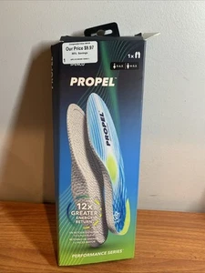 NWB NWT Spenco Propel Insoles Mens 4-5.5 Womens 5-6.5 - Picture 1 of 3