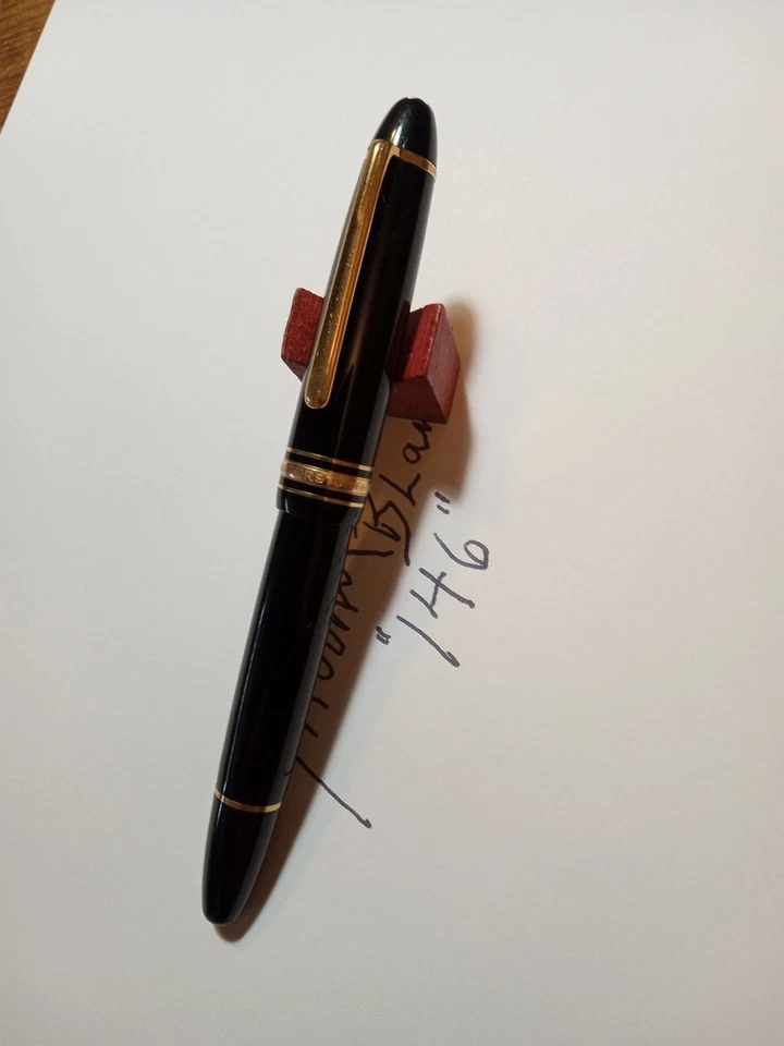 MONTBLANC MEISTERSTRUCK NO 146 FOUNTAIN PEN GOOD USED CONDITION GERMANY 14K NIB - Image 1 of 4